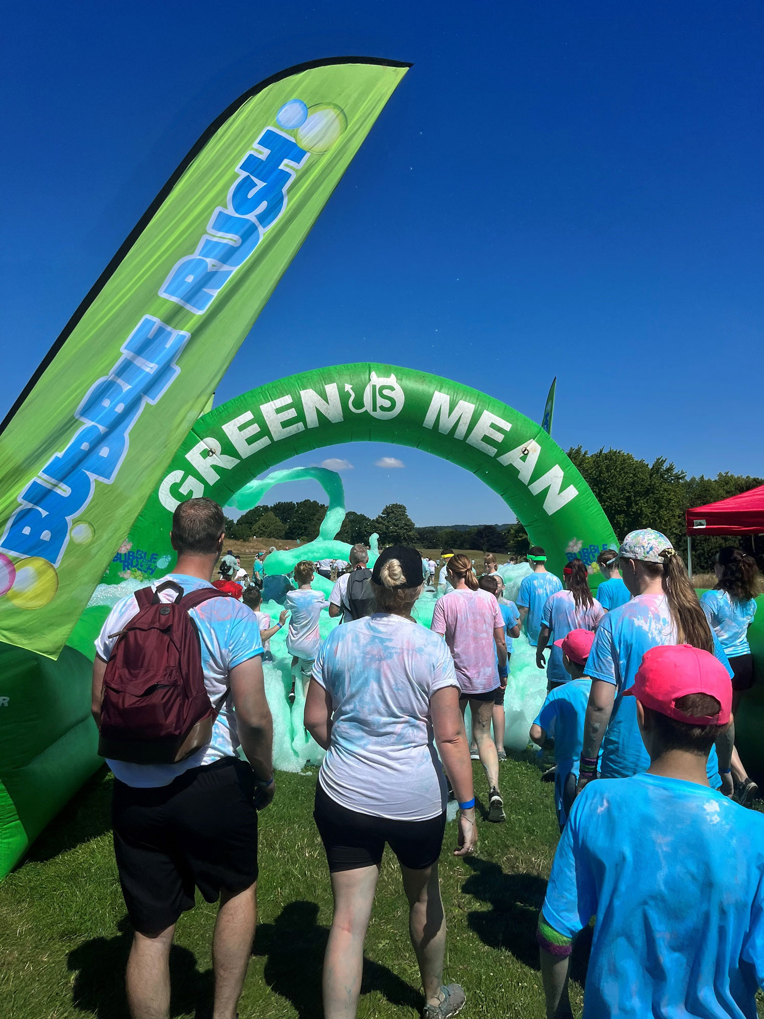 Demelza charity bubble rush