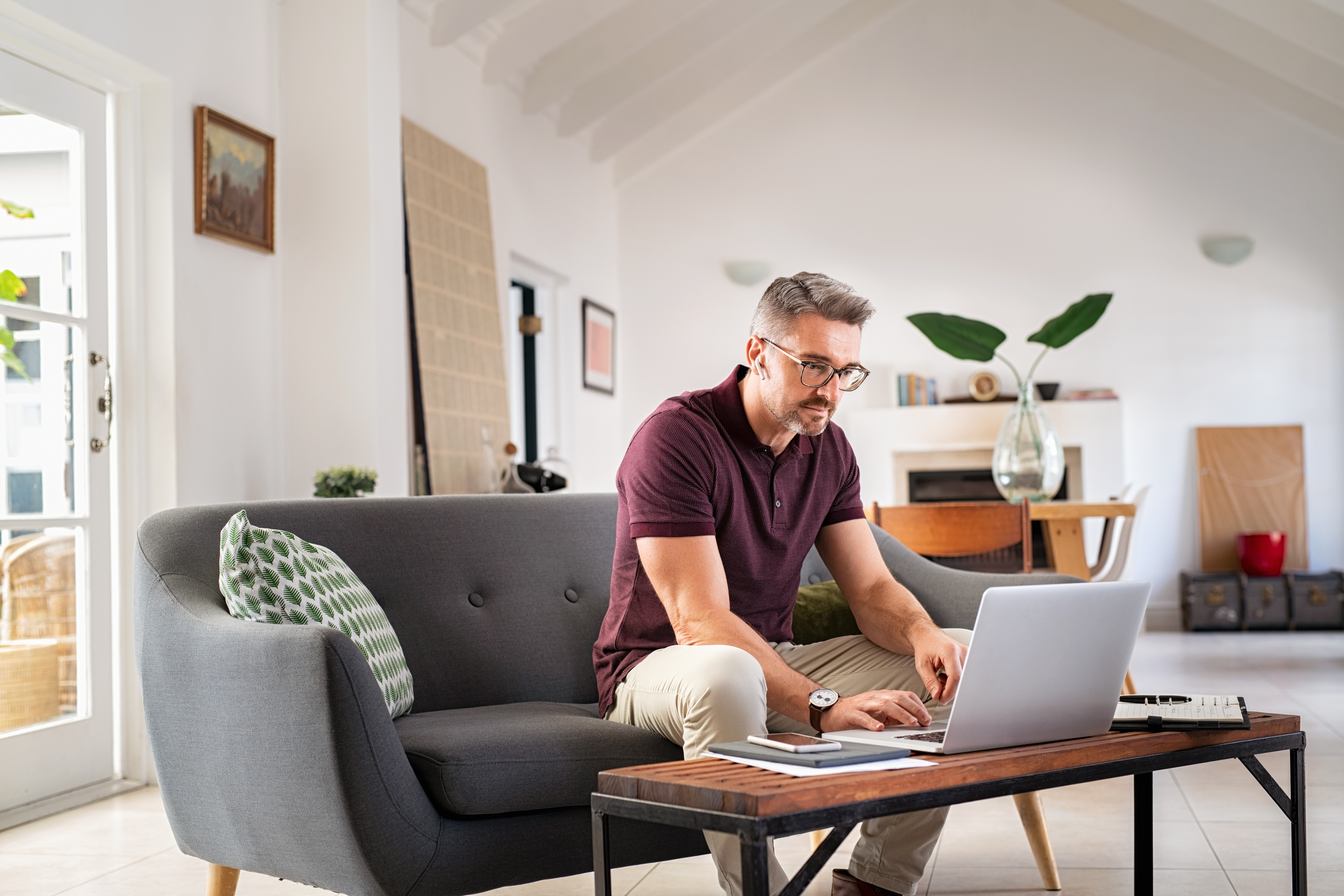 Man On Laptop